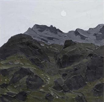 Sir Kyffin Williams | Moon Over Crib Goch