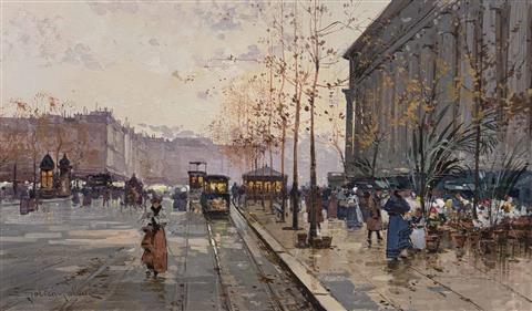 Eugene Galien Laloue | La Madeleine