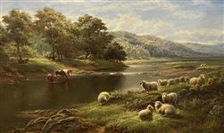 On the river Conwy, North Wales, Walter J Watson