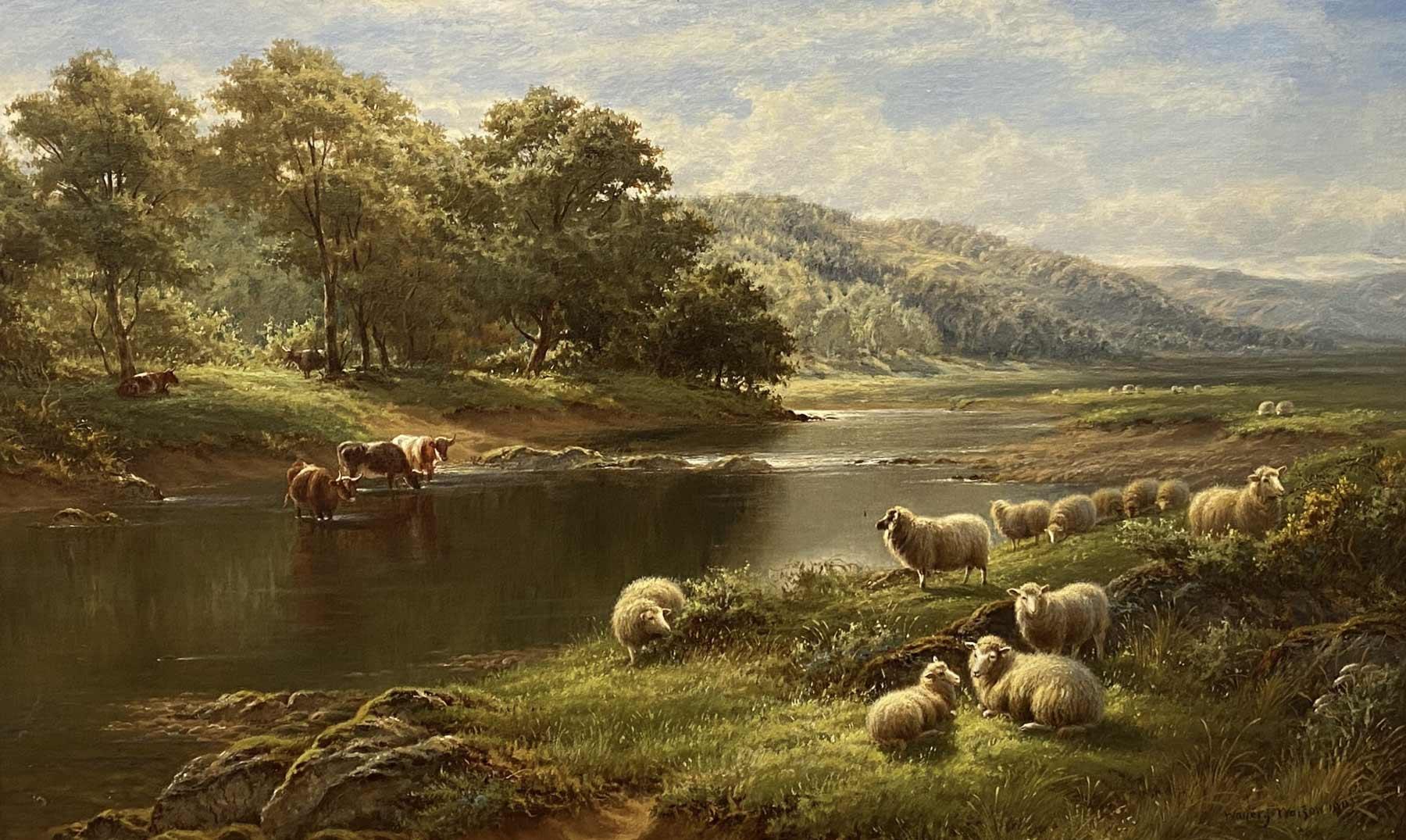 Walter J Watson | On the river Conwy, North Wales