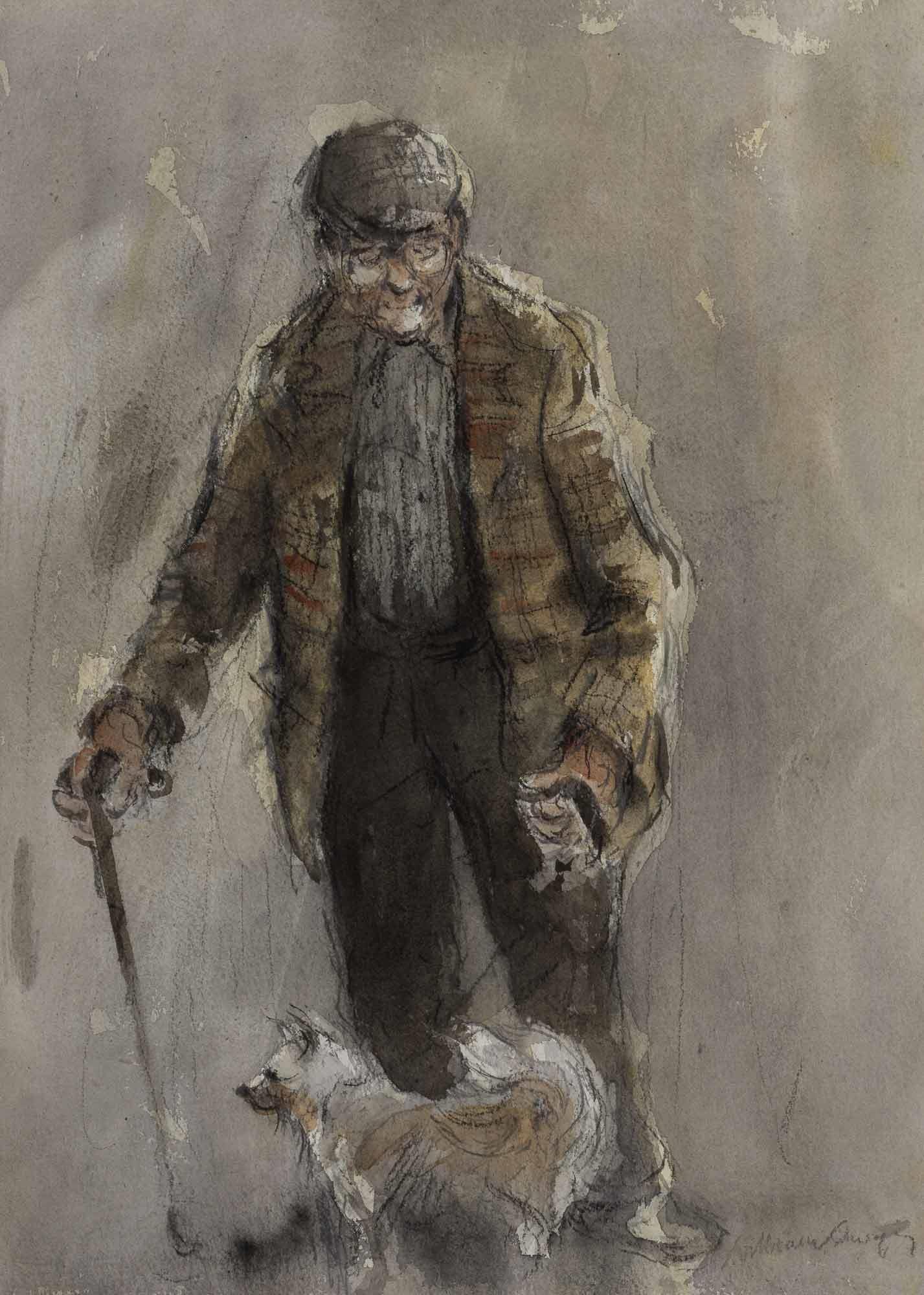 William Selwyn | Ted with his Dog