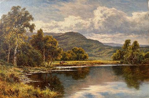 Henry H Parker | The River Conwy near Betws-Y-Coed North Wales