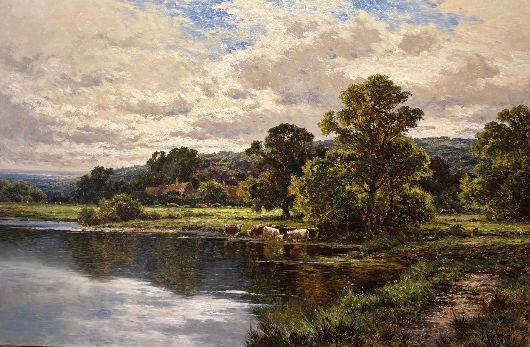 Henry H Parker | On the Avon near Stratford